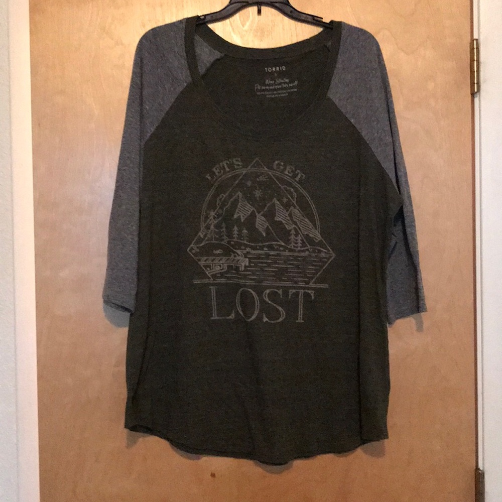 Reduced Until 1/26 Torrid Raglan Tee